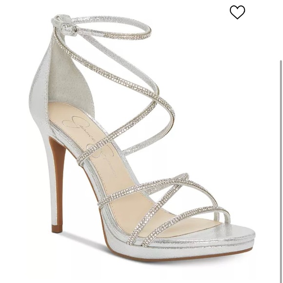 New Jessica Simpson
Jaeya Strappy Rhinestone High-Heel Sandals size 7 - Picture 1 of 8